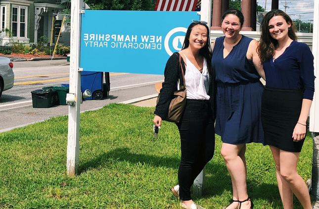 Skidmore alumni work in politics in New Hampshire